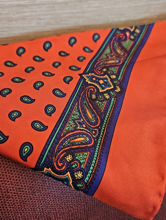 Polo Ralph Lauren Other - Polo Ralph Lauren Silk Scarf, Ralph Lauren Mens Pocket Scarf, Made In Italy